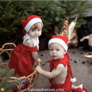 Christmas-themed baby accessories 