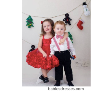 Baby Christmas photo outfit 