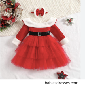 Gingerbread baby dress