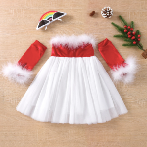 Baby's holiday party outfit