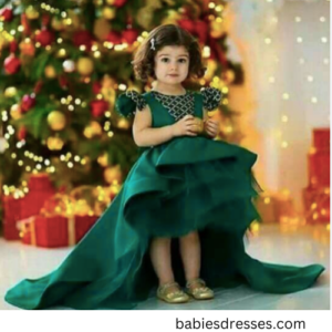 Christmas baby gown 