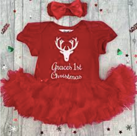 Holiday infant girl outfits 