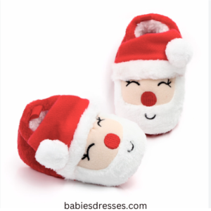 Baby's Christmas booties
