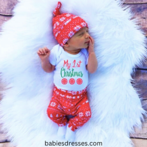  chirstmas baby dresses