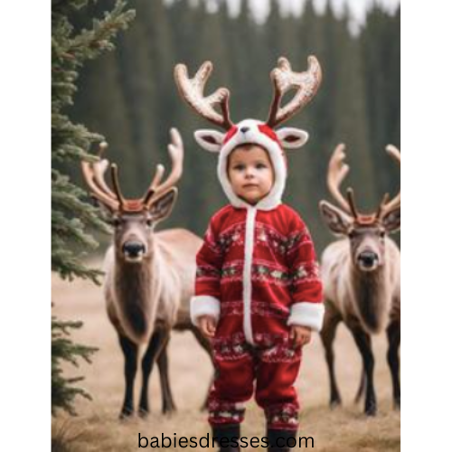 Reindeer baby costume